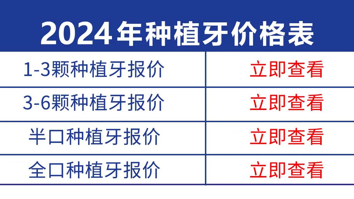南京龙华观澜种牙多少钱一颗?中老年人种牙价格全解析