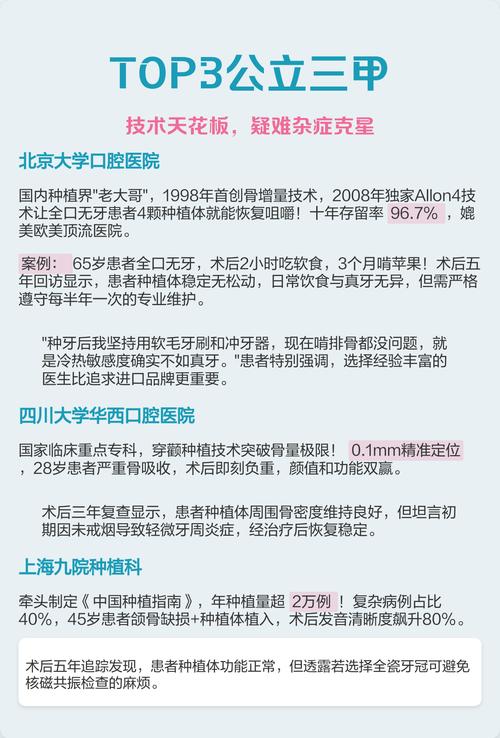 南京种植牙哪家好?选对牙科医院看这3点